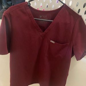 Figs Catrina Scrub Top Size Large